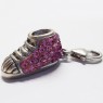 (p1559)Silver pendant motif shoe.
